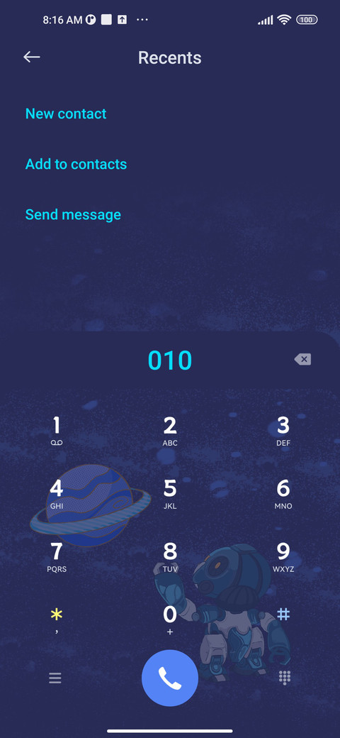 Cosmic journey screenshot