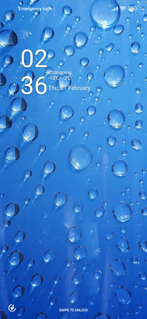 Blue Simple screenshot