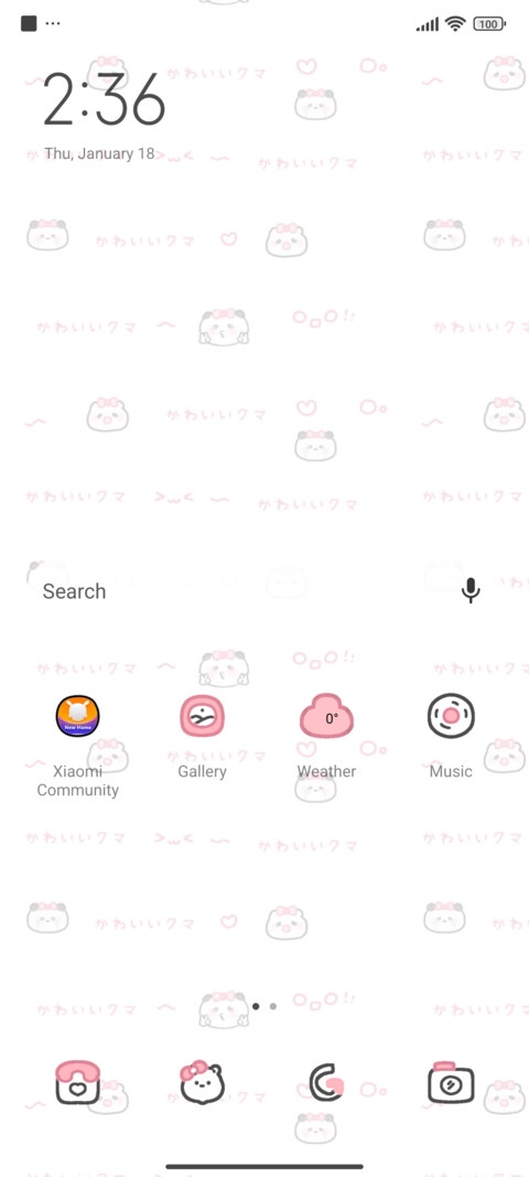 Cute panda screenshot