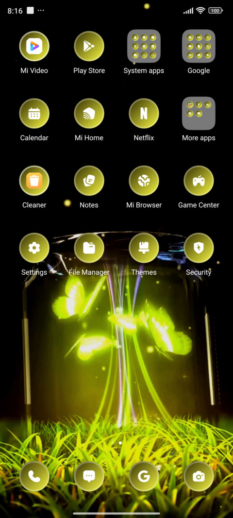 Glowing Butterfly screenshot
