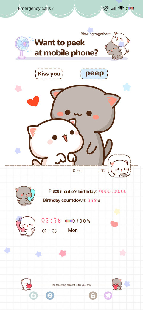 Peach Cat lovely screenshot