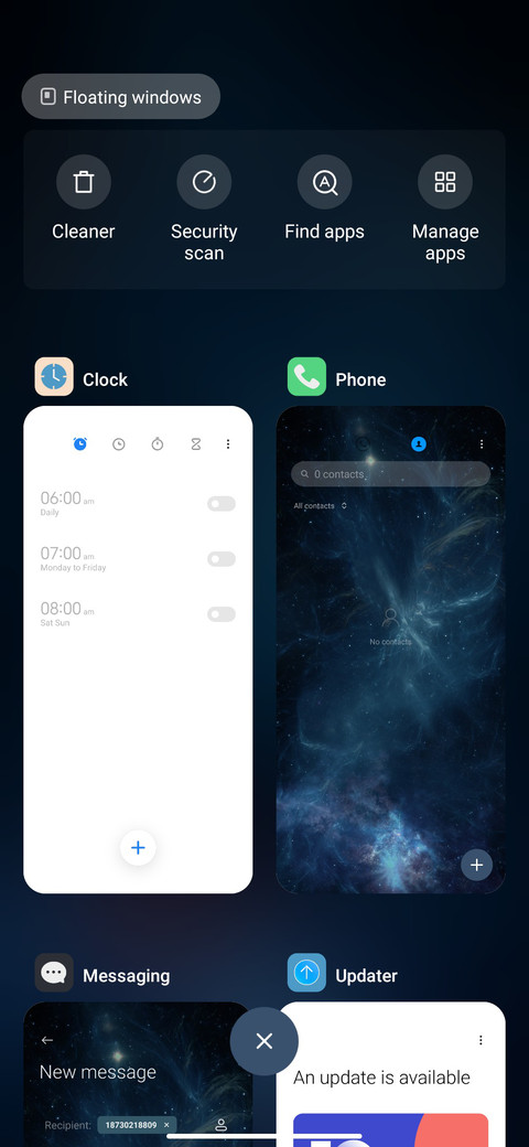 Cosmic space screenshot