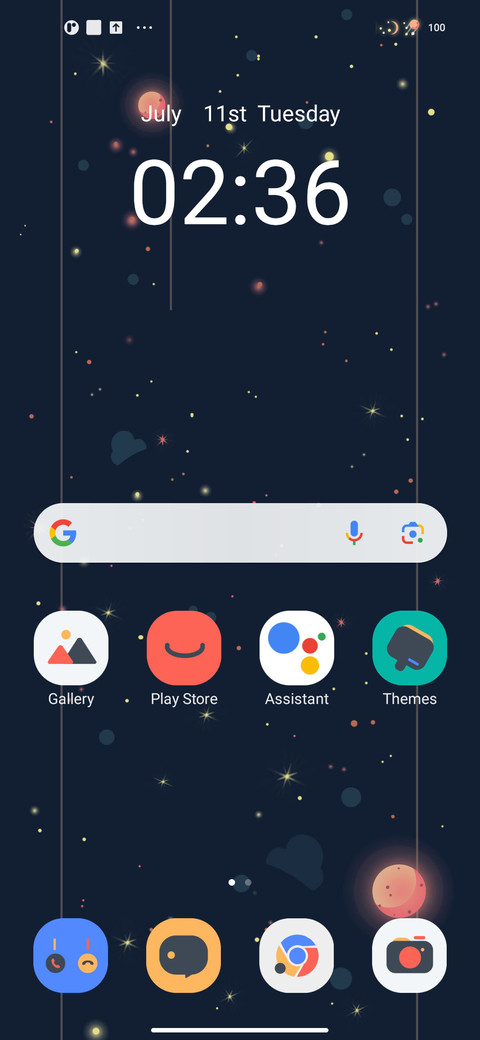 Special Status Bar screenshot