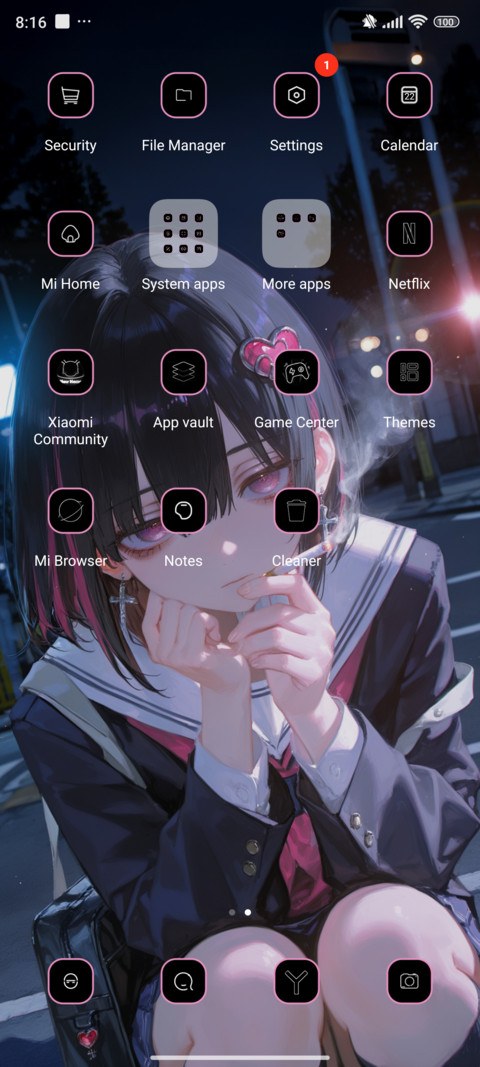 Young female screenshot