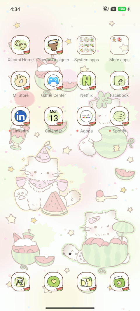 Melon Cat Sticker screenshot