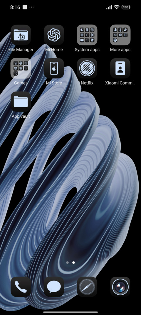 Blue screenshot