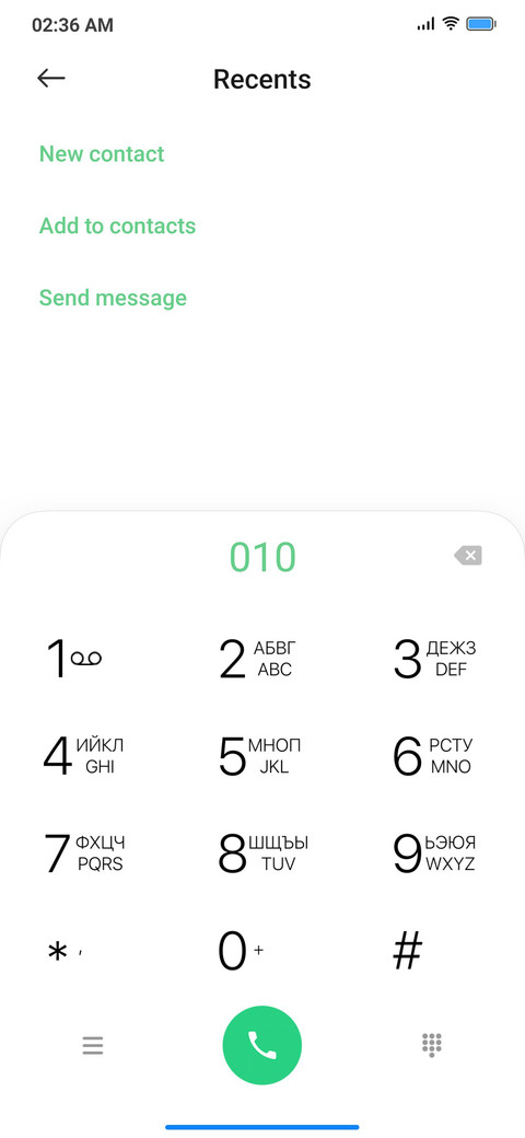 Color screenshot