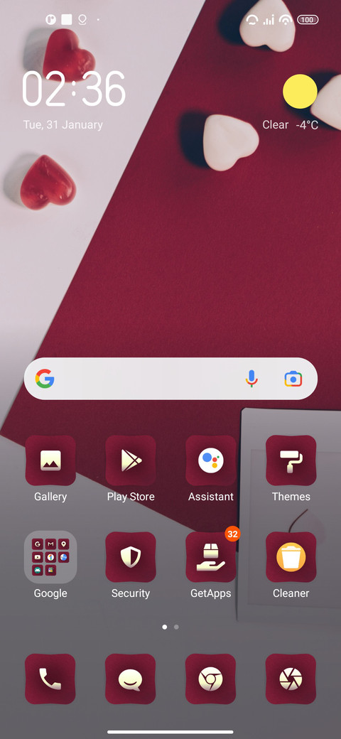 Valentine_color screenshot