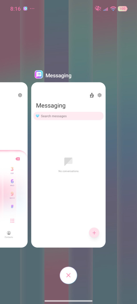 Colorful custom screenshot