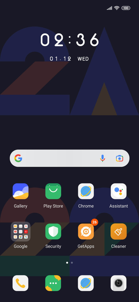 Geometric color screenshot