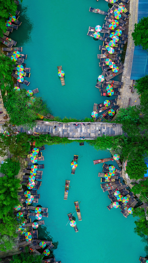 Chinese landscape ceiling screenshot