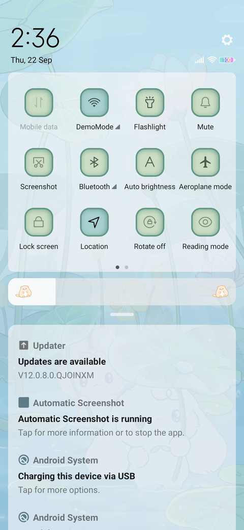 Healing lotus pond screenshot