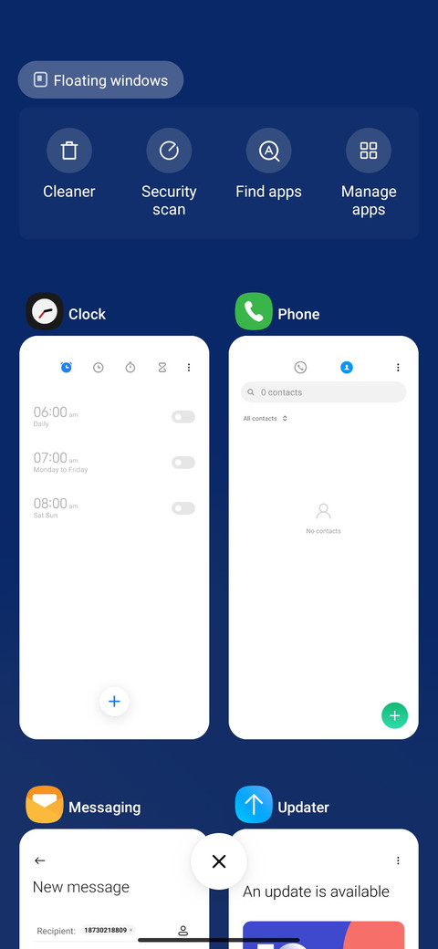 Classy UI screenshot