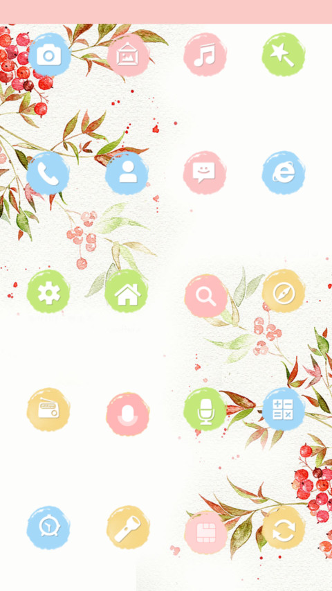  V8+萌星球 花花姑娘之一花盛开一世界（多壁纸+音乐界面） screenshot