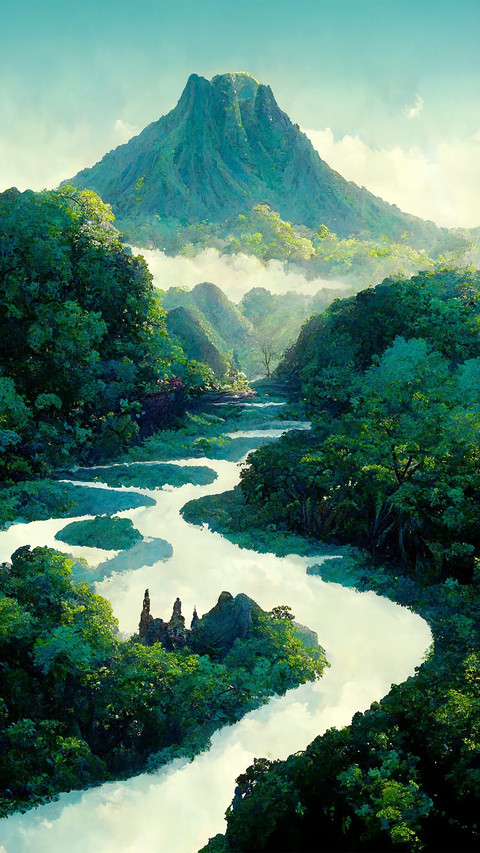 Volcanoes and rivers 2 screenshot
