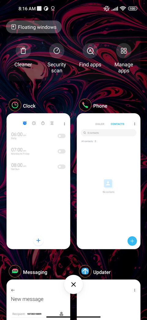 Arts post screenshot