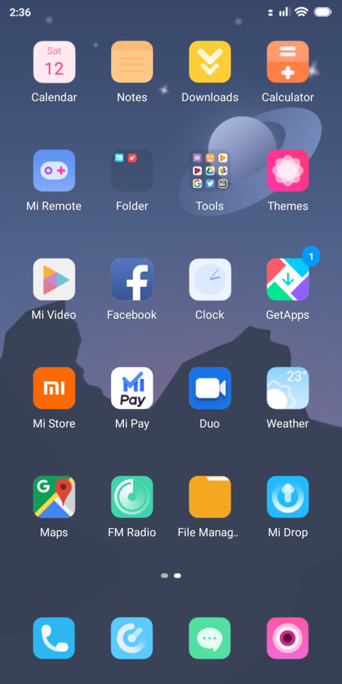 M  screenshot