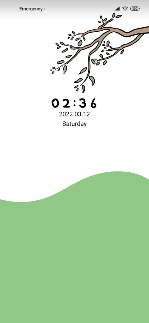 Green icon screenshot