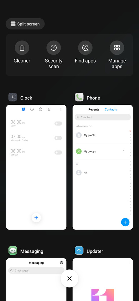Charging business screenshot