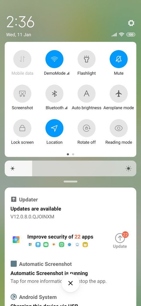 Wake up screenshot