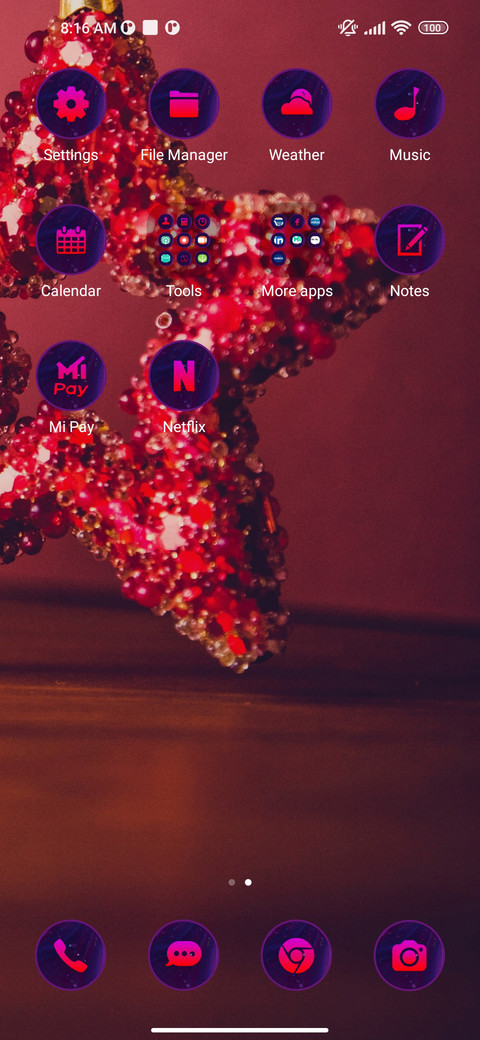 Christmas screen screenshot