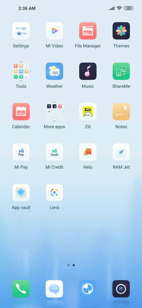 Light and pure screenshot