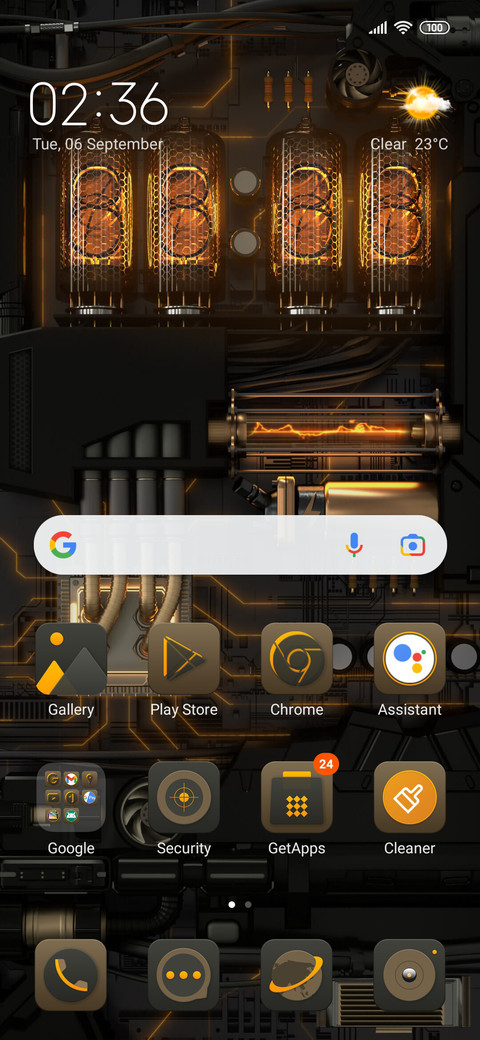 Glow tube screenshot