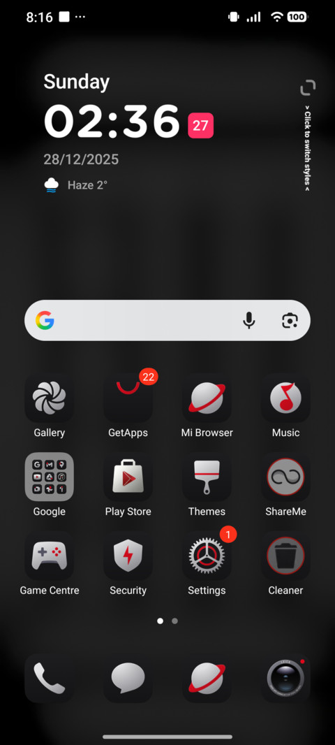 OX GR1 screenshot