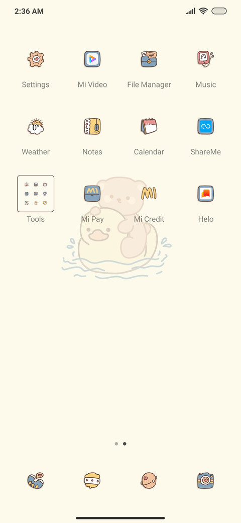 Swimming duck screenshot