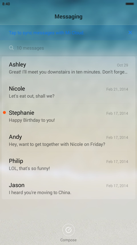 Yoz Bottle Messages V2 screenshot
