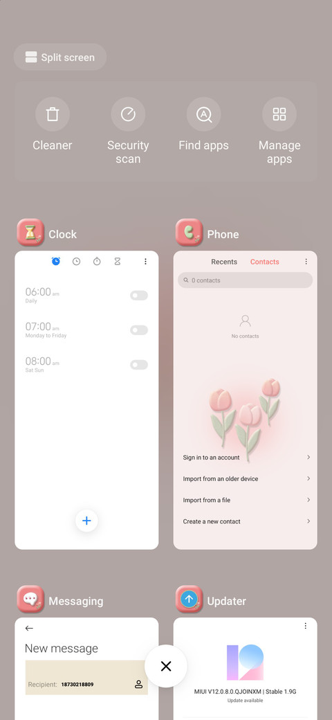 Tulip powder screenshot