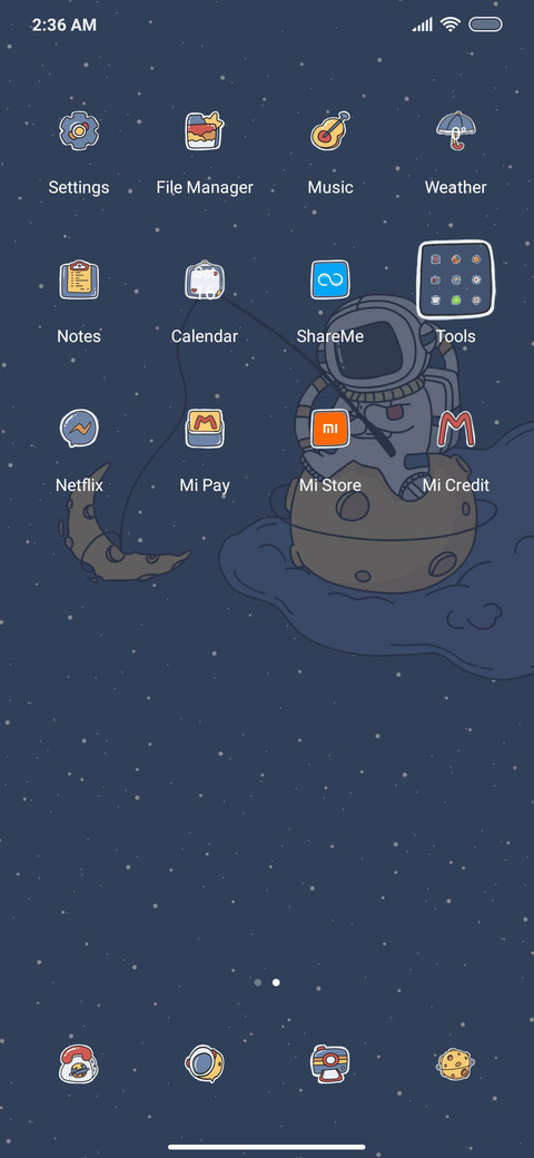 Cute astronaut screenshot