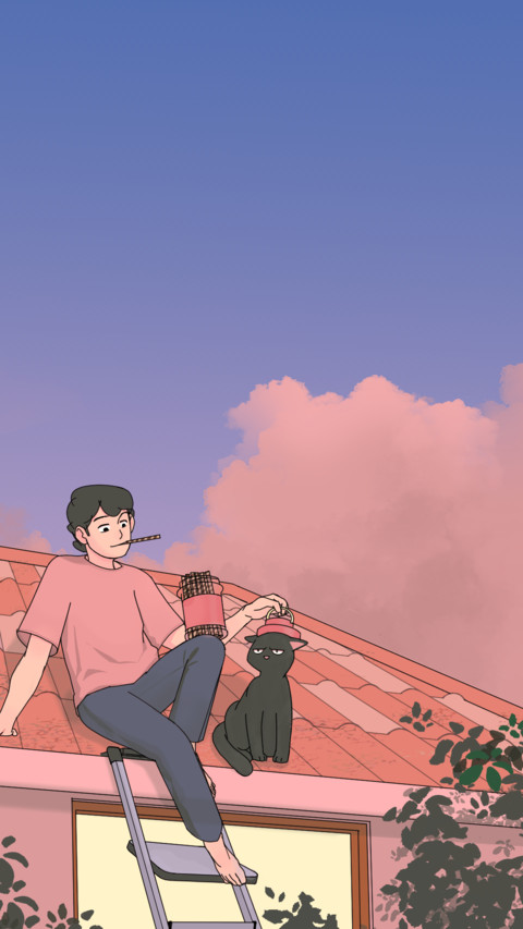 Rooftop hangout screenshot