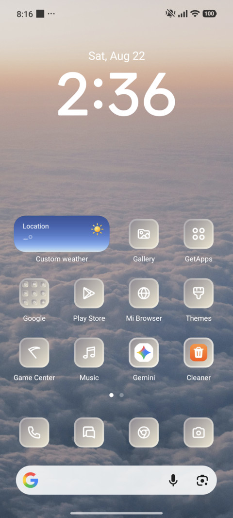 Clouds screenshot