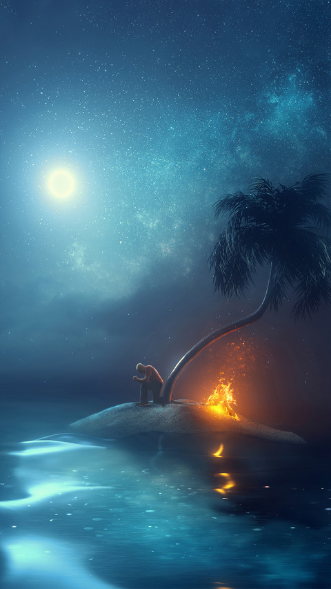 Healing illustration screenshot
