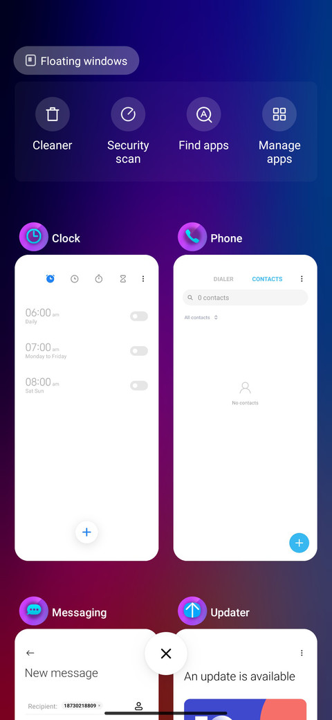 Gradient light screenshot