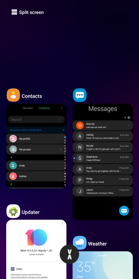 One UI DARK_DWM19 screenshot