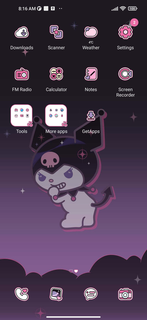 Kuromi Stickers screenshot