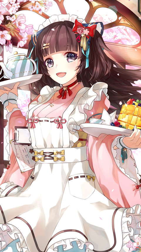 认真工作的少女 screenshot