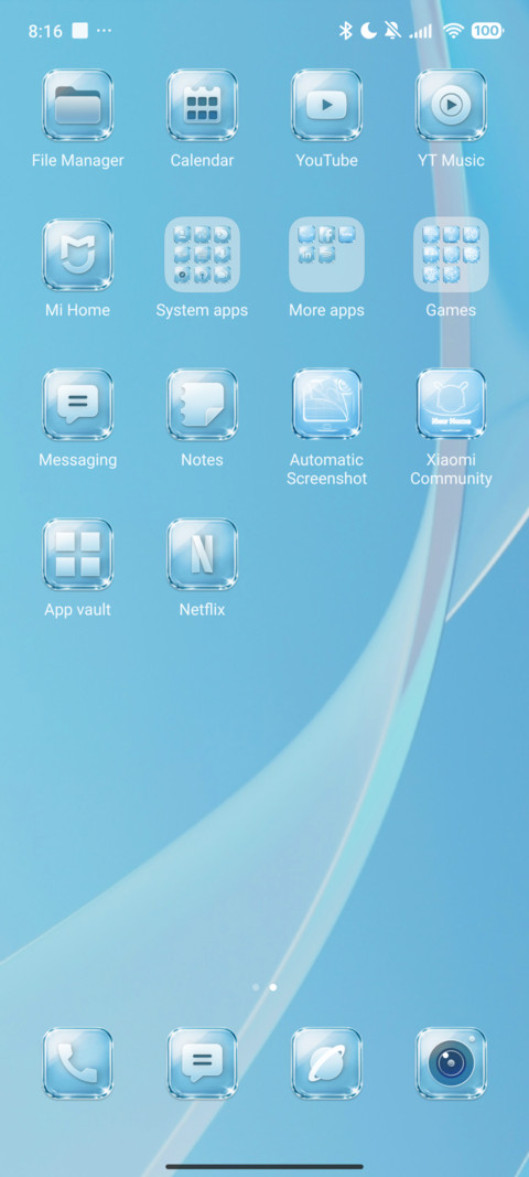 Blue Glass VK screenshot