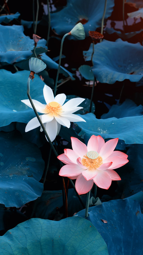 夏季荷花-拍信图库 screenshot