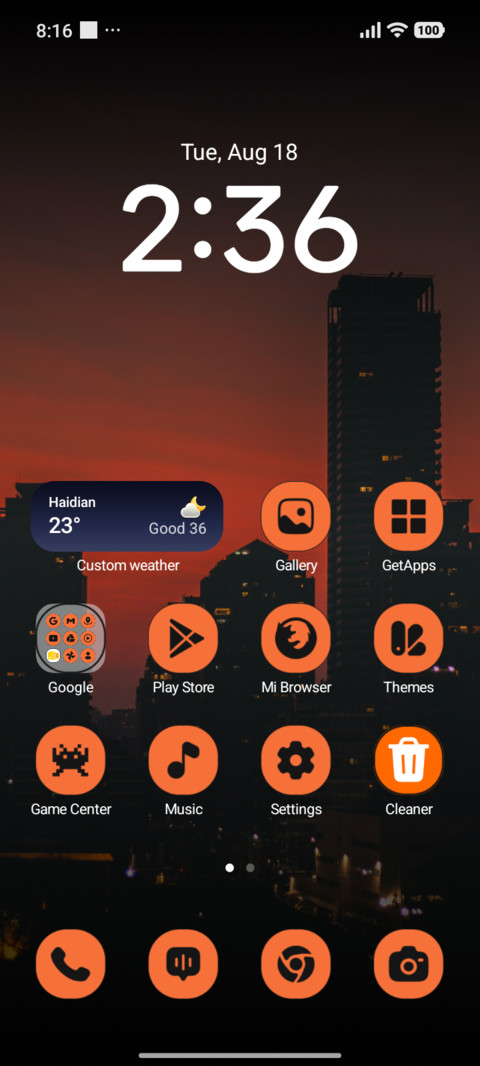 Amber Skyline screenshot