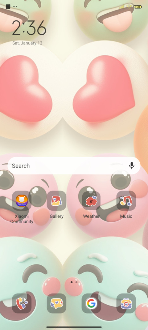 Mood diary screenshot