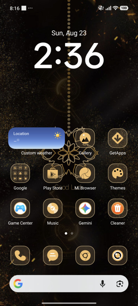 Dark Gold Sand screenshot