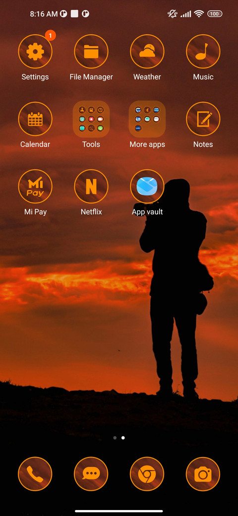 Photography screen screenshot