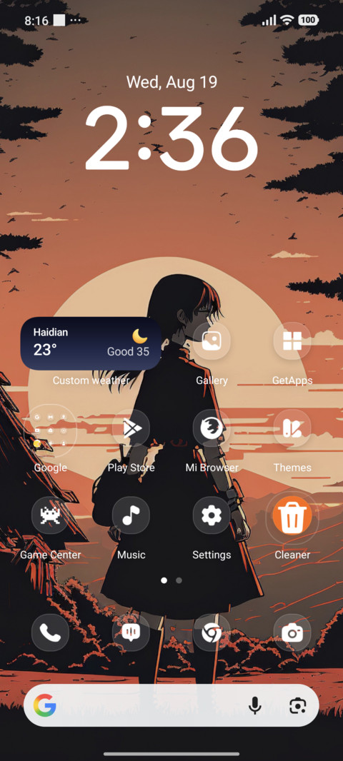 Sunset Home screenshot