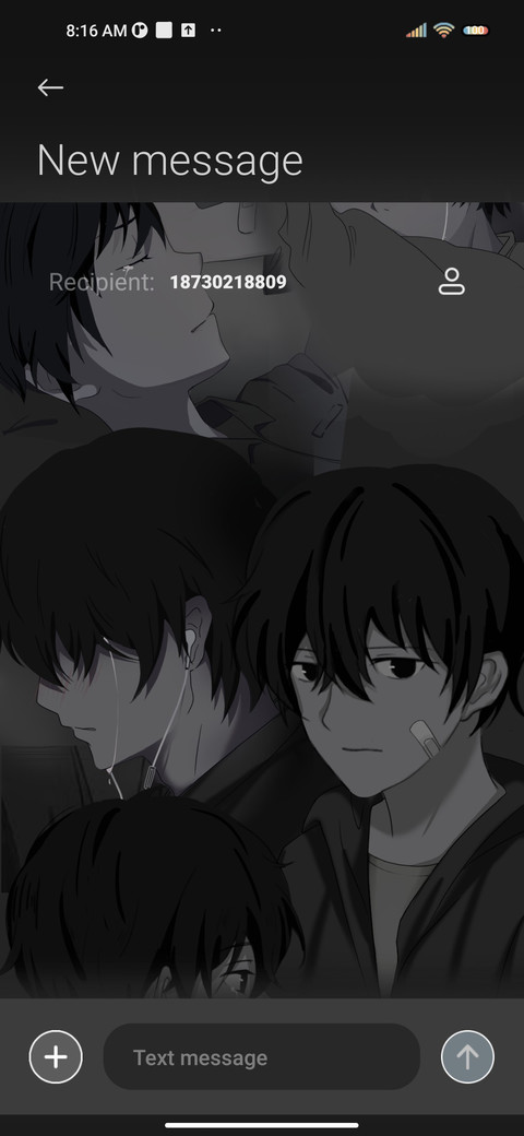 Sorrowful boy screenshot