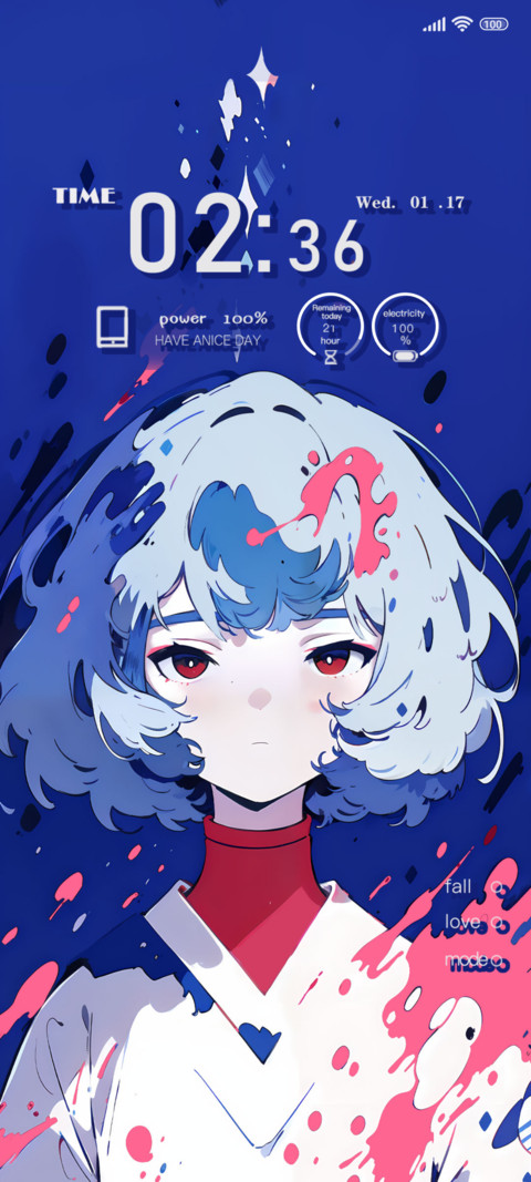 Splashing of paint screenshot