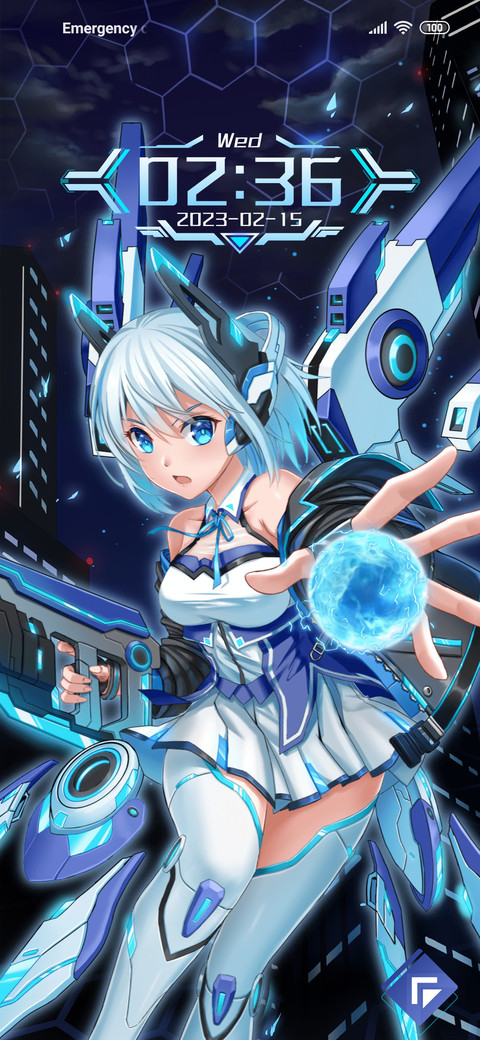 Blue Girl screenshot