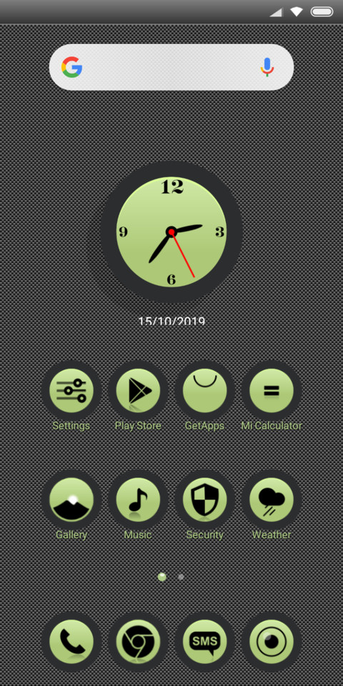 green circle screenshot